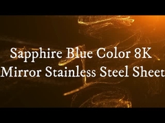 8K de Staalplaat van spiegelsapphire blue cold rolled stainless