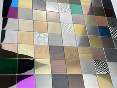 Plaat van het roestvrij staal de Decoratieve Blad