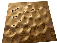 SS Mirror Yellow Bronze Big Beehive Reliëfplaat