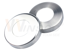 Onderkant van het balustrade van roestvrij staal