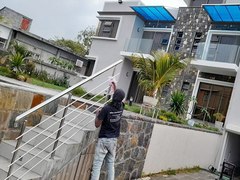 Binnendecoratie 201 304 316 Treden van het Traliewerkinox van de Roestvrij staaltrede