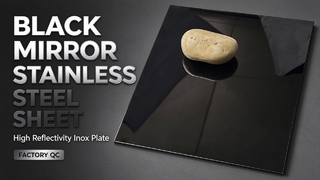 Het Blad van het Black Mirrorroestvrije staal