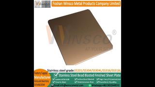 Winsco Geborsteld rood brons Plating Zwartmakend Antiek roestvrij staal #metaal #viralshort#fypage